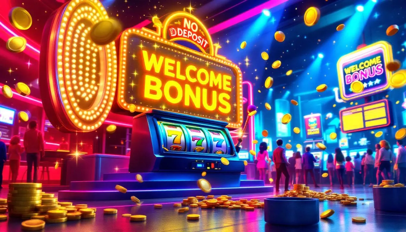 An illustration explaining how no deposit bonuses work in online casinos.