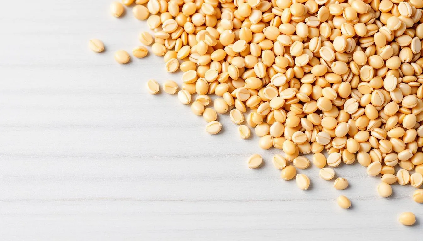A close-up image displays various types of barley grains, including pearl barley and whole barley, showcasing their distinct textures and colors. Barley is a nutritious grain that can be beneficial for dogs, providing essential nutrients and aiding in digestive health when incorporated into their diet.