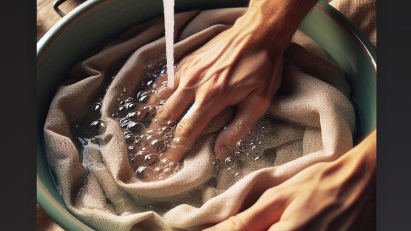 handwashing canvas bag
