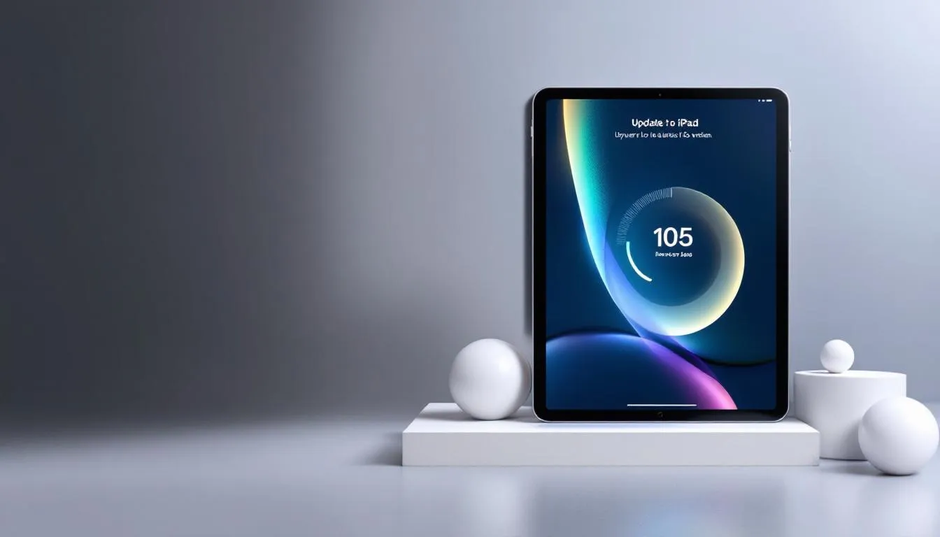 Aktualisierung des iPads auf die neueste iOS-Version, um die Akkulaufzeit zu optimieren.