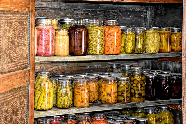 TheRainGauge.com root cellar, canned goods, food storage containers