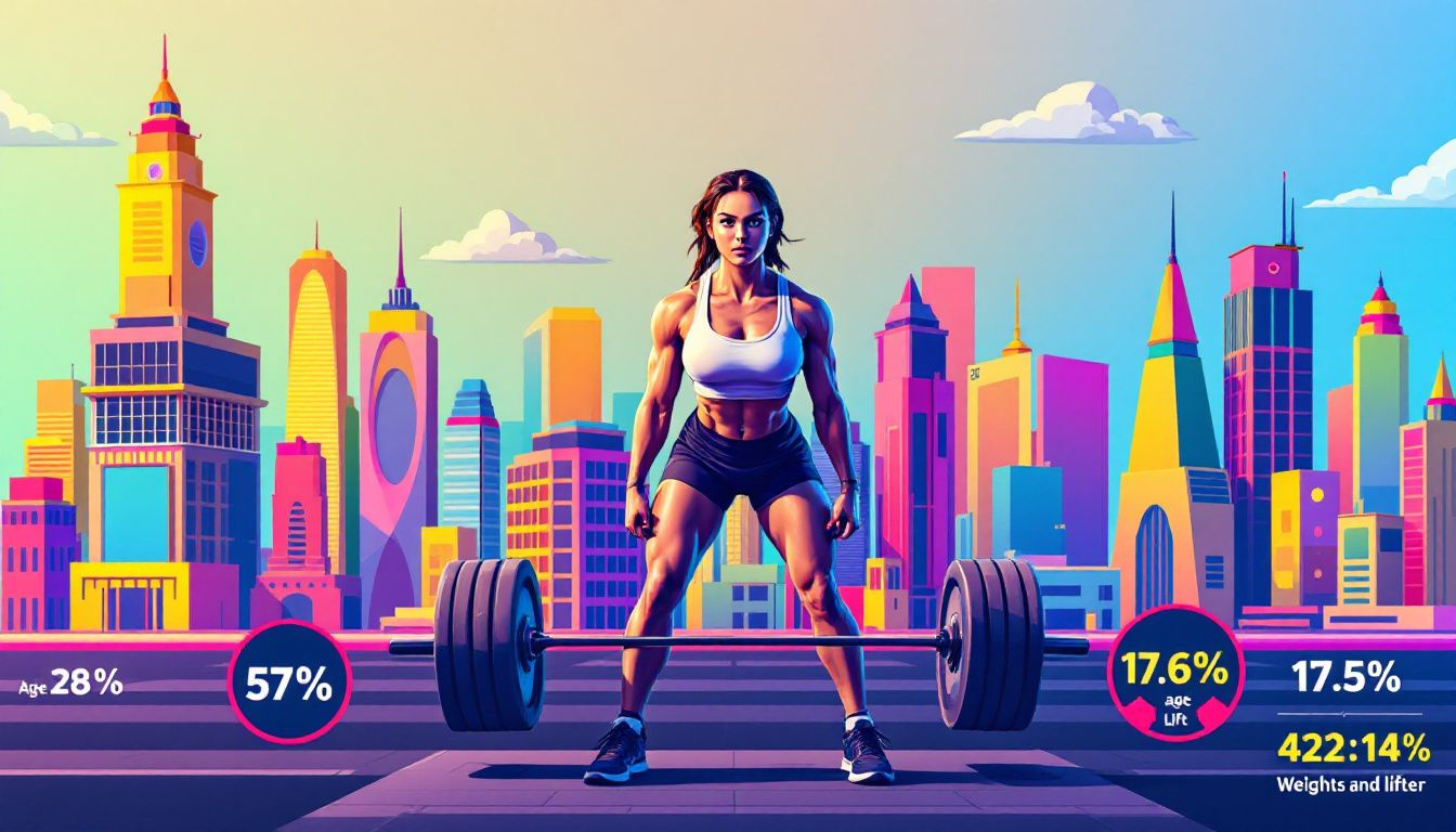 A young lifter performing a deadlift, showcasing typical standards for 17-year-olds.