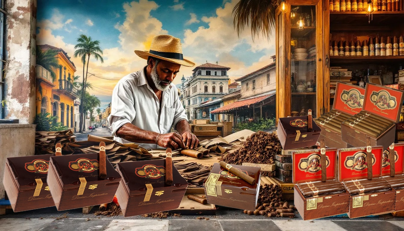 The art of crafting Casa Cuba cigars, highlighting the intricate process.