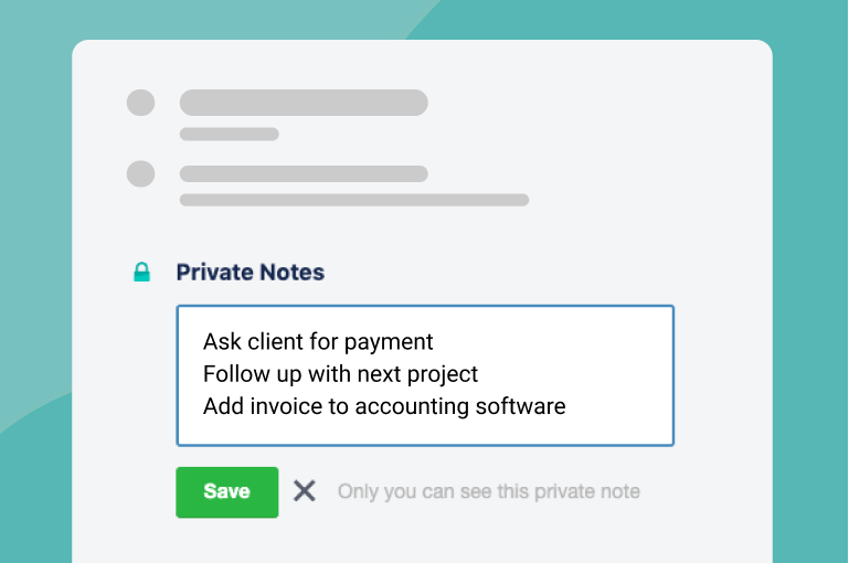 A screenshot of the Private Notes Trello Power-Up