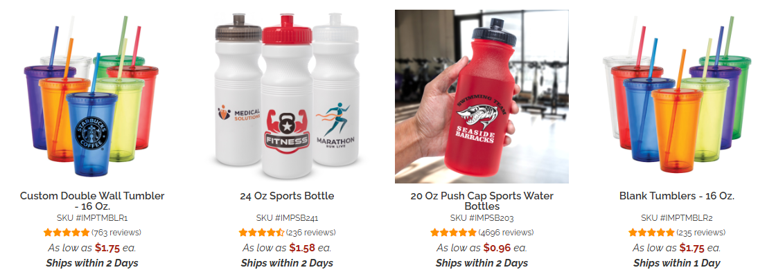 Logoed Water Bottles