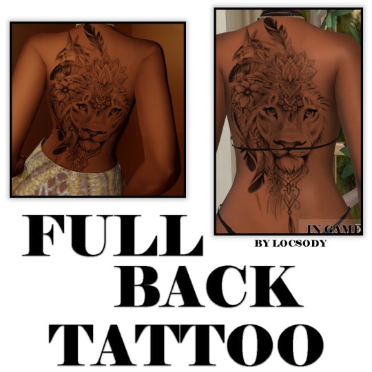 Full Back Tattoo