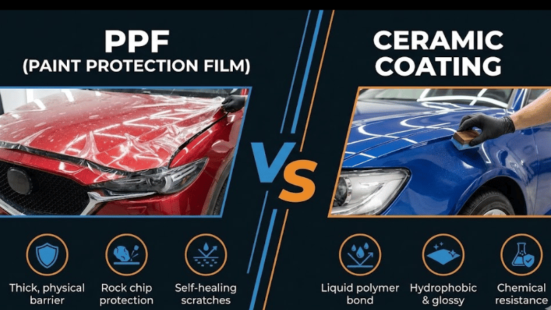PPF vs ceramic coating