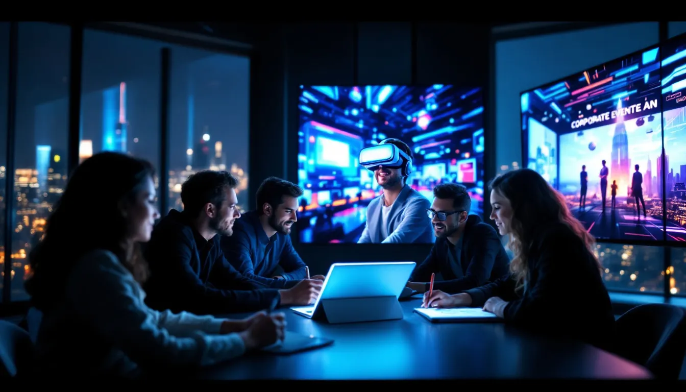 Ein Team, das über ein iPad kommuniziert und zusammenarbeitet, um die Vorteile der Digitalisierung zu zeigen.