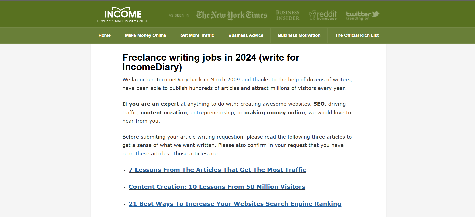 IncomeDiary