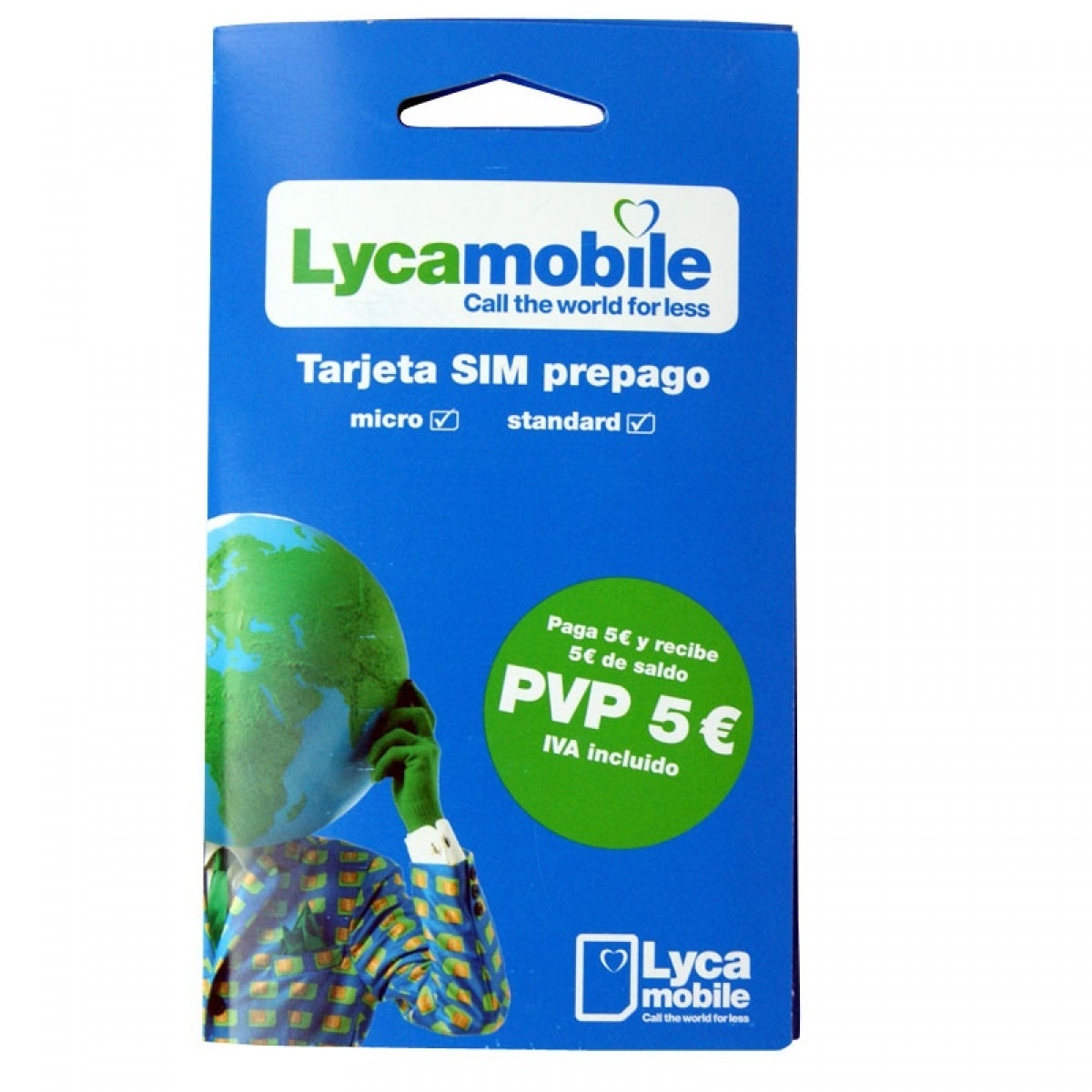 Lycamobile SIM card in Spain