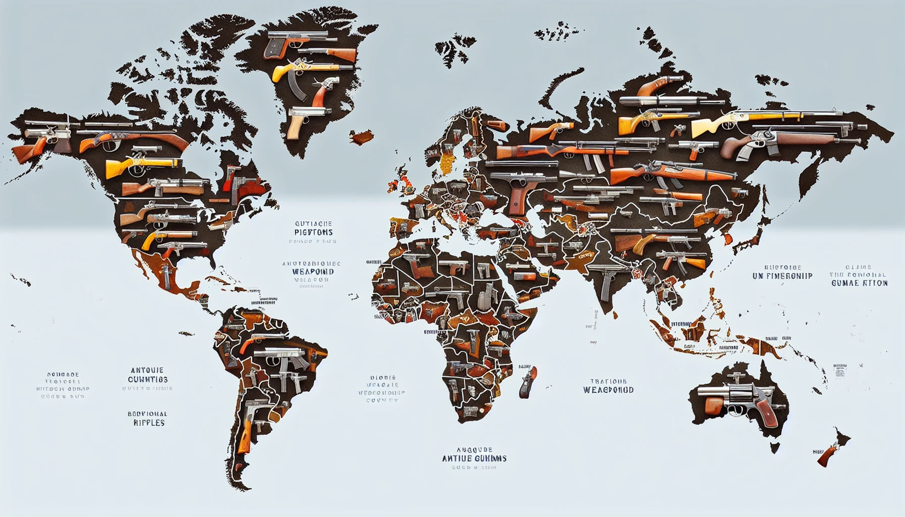 Illustration of legal landscape of antique gun ownership
