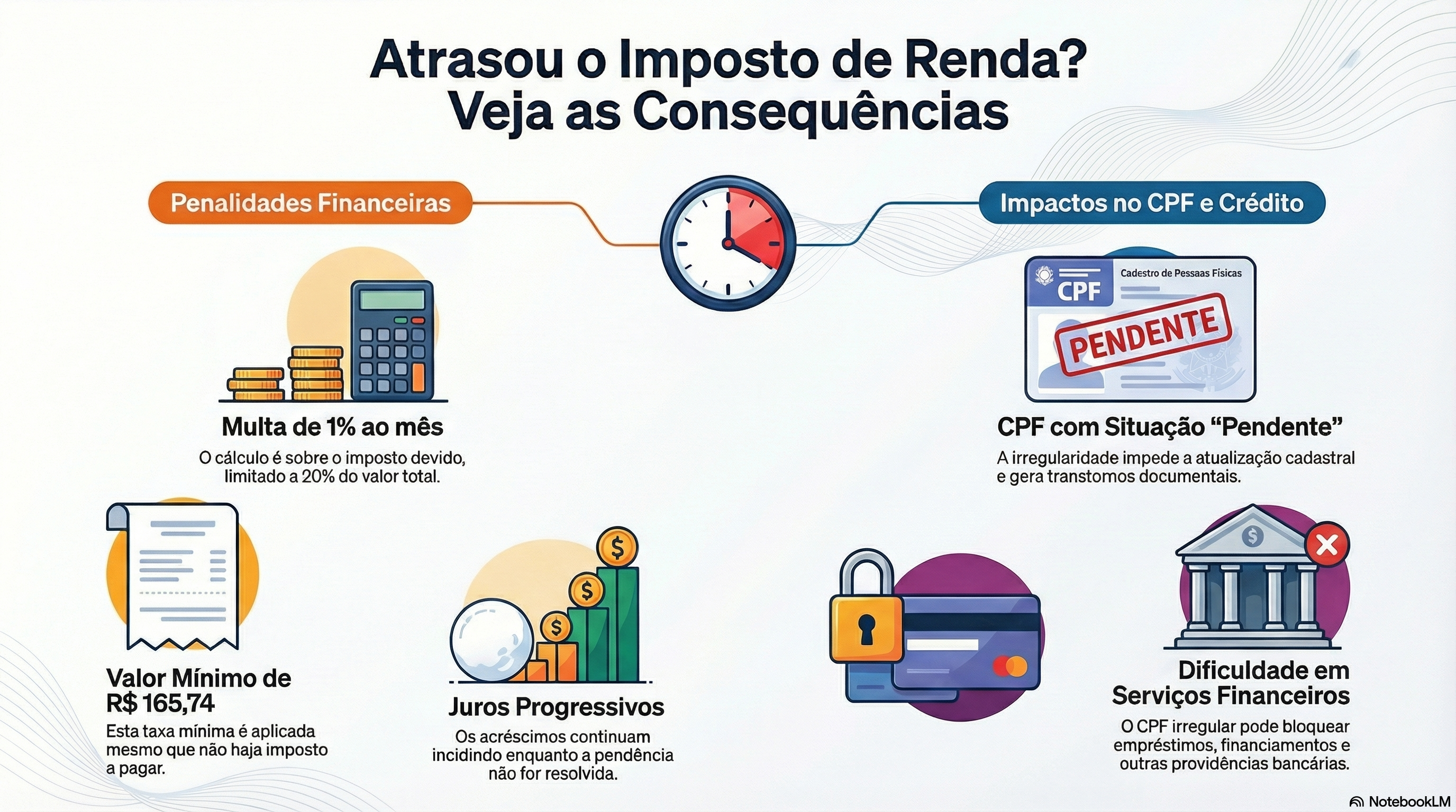 O que acontece se eu perder o prazo para declarar o Imposto de Renda?