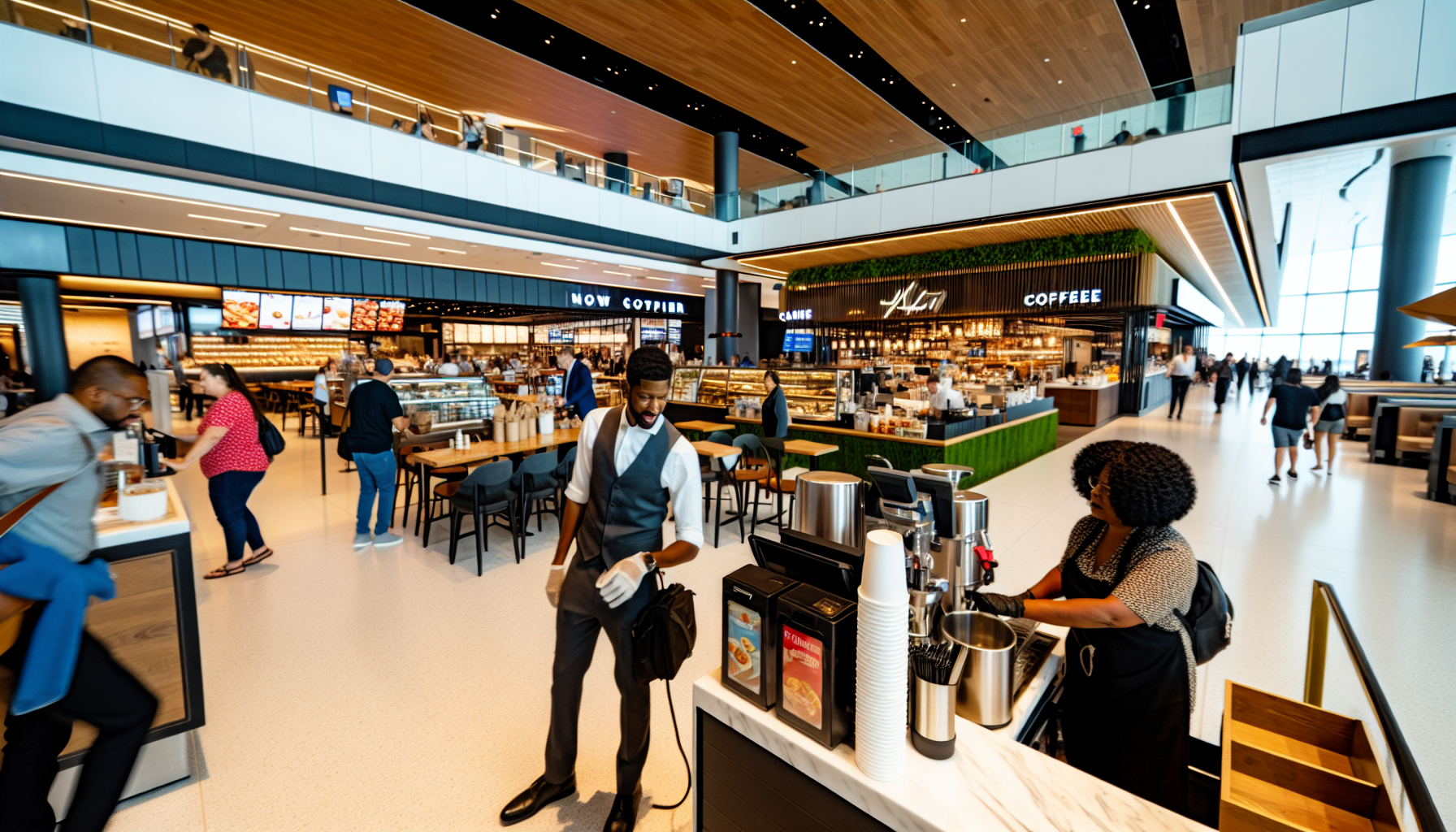 Dining options at JFK Terminal 7