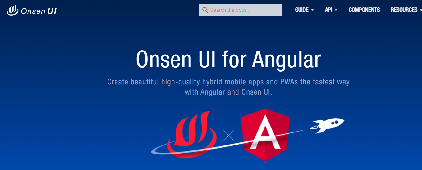 Onsen UI for Angular