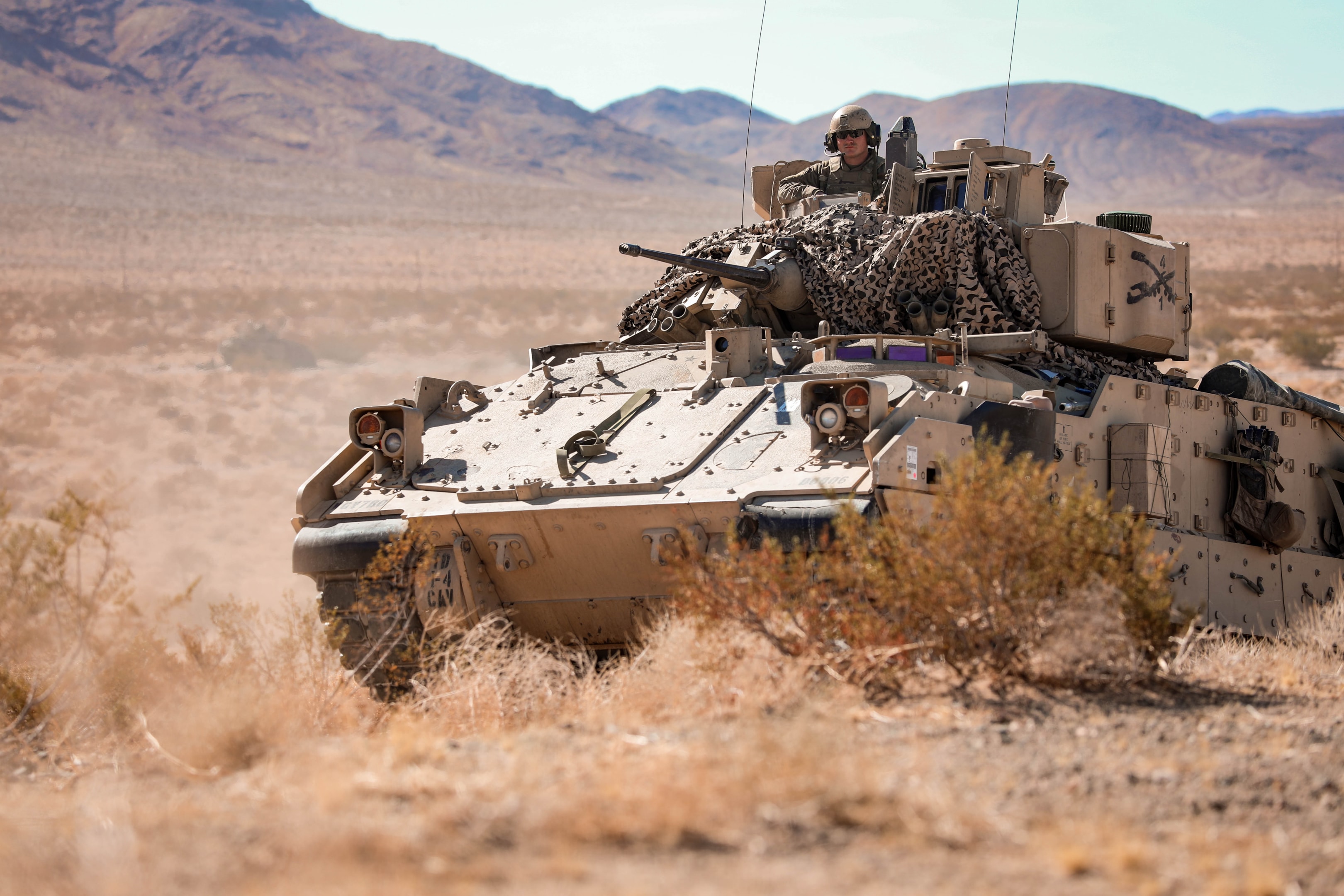 Bradley Infantry Fighting Vehicle - National Training Center