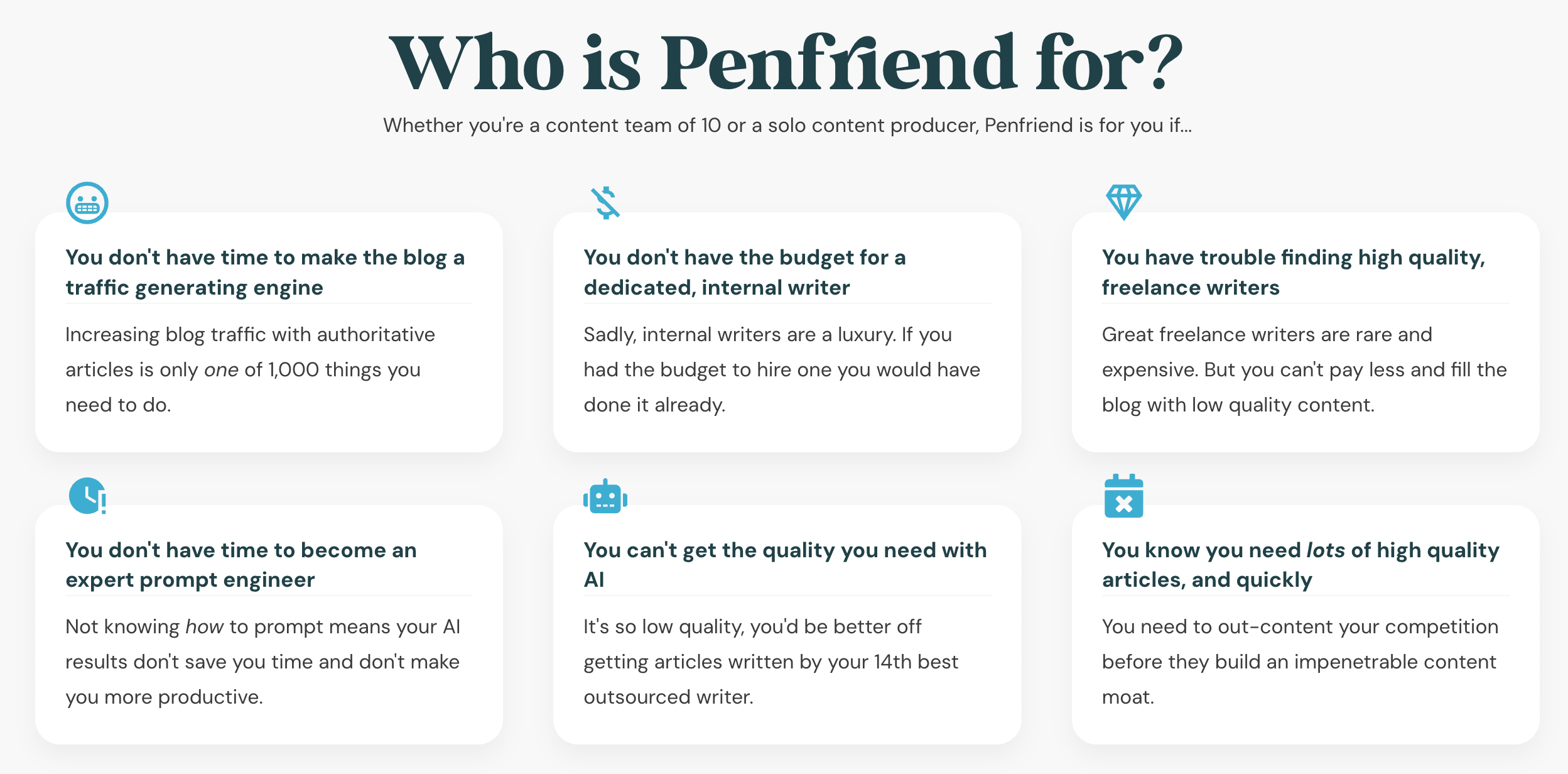 Who is Penfriend for