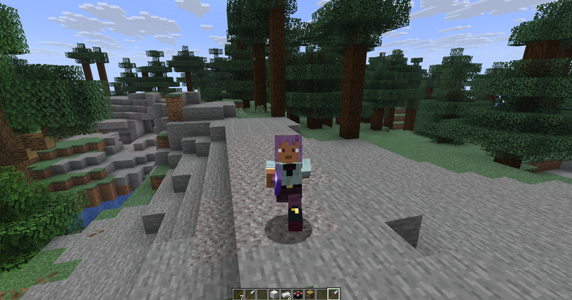 The Lunge Enchantment in use.
