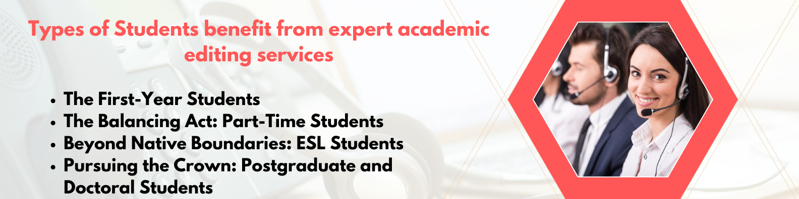 All types of students benefit from expert academic proofreading services