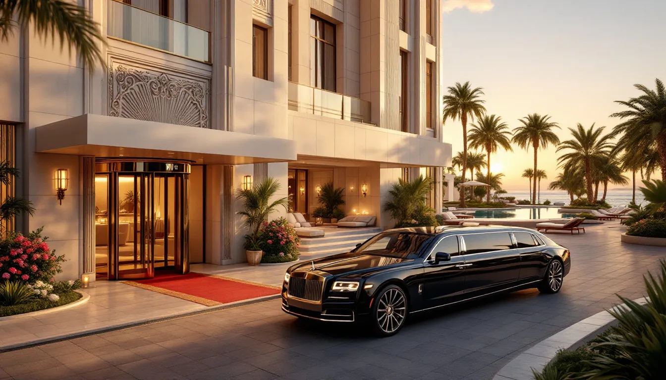 A luxury hotel experience provided by a travel agent.