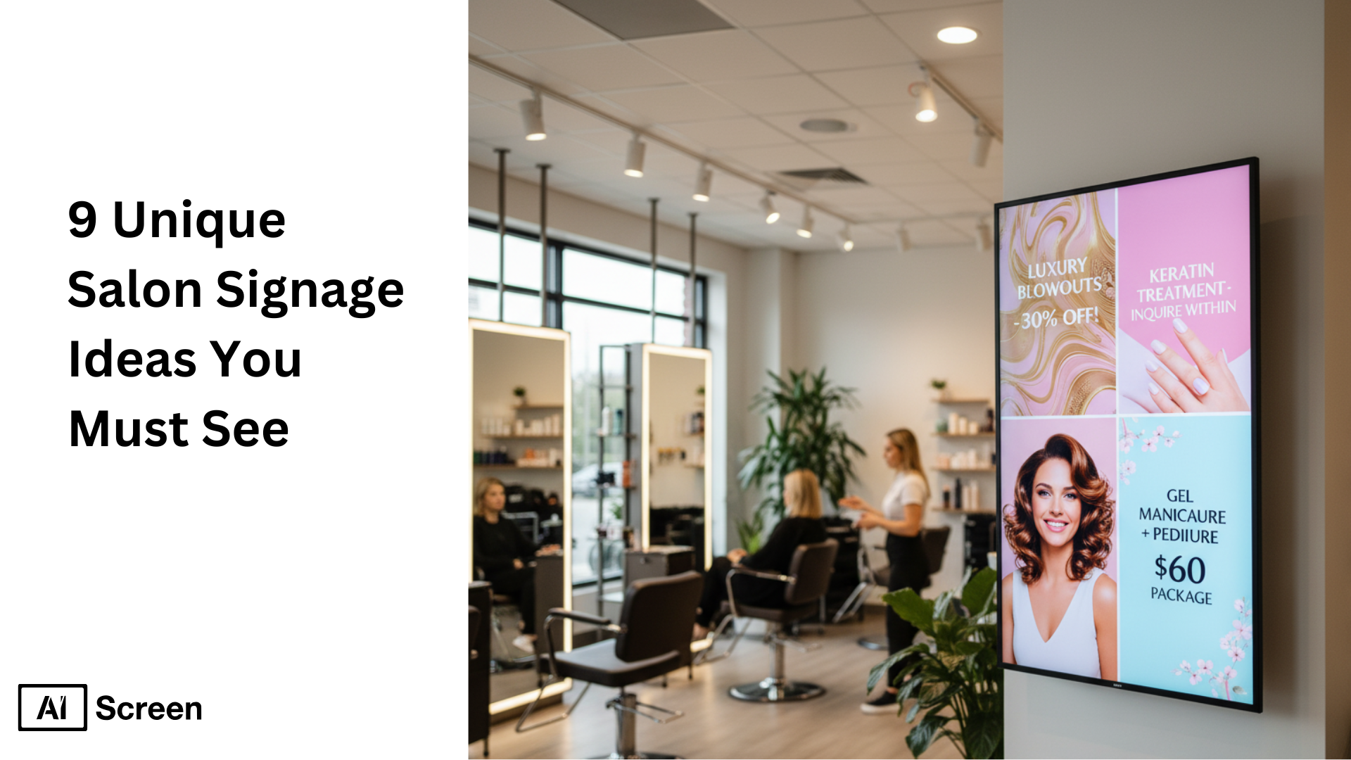 How Can Unique Salon Signage Ideas Attract Clients? 1 beauty salon signage design