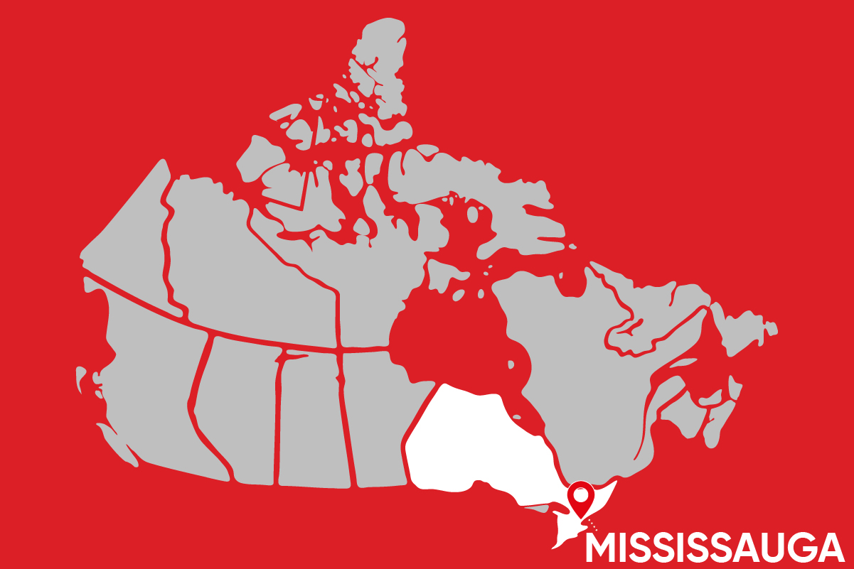 Where is Mississauga on the Map