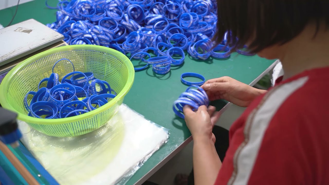 silicone wristband production process