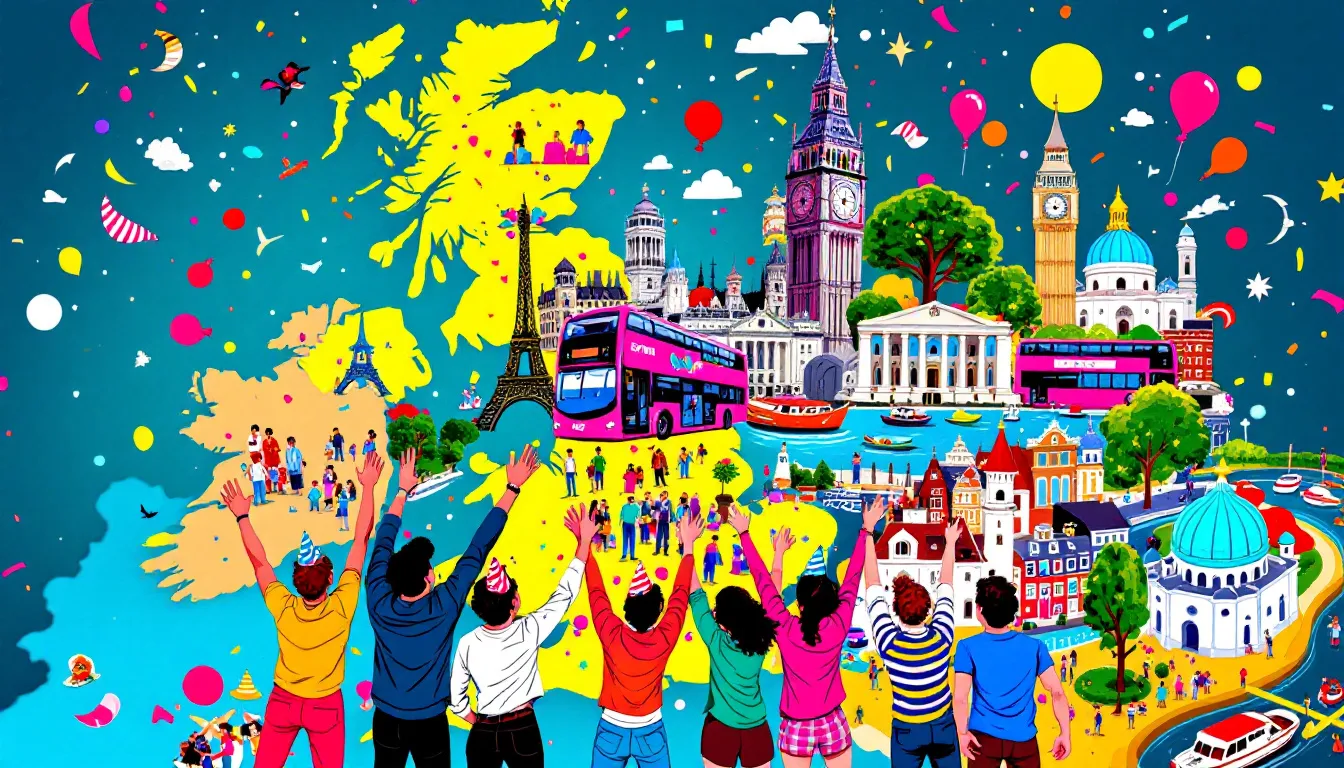 Udforske forskellige stag do destinationer i hele UK og Europa.