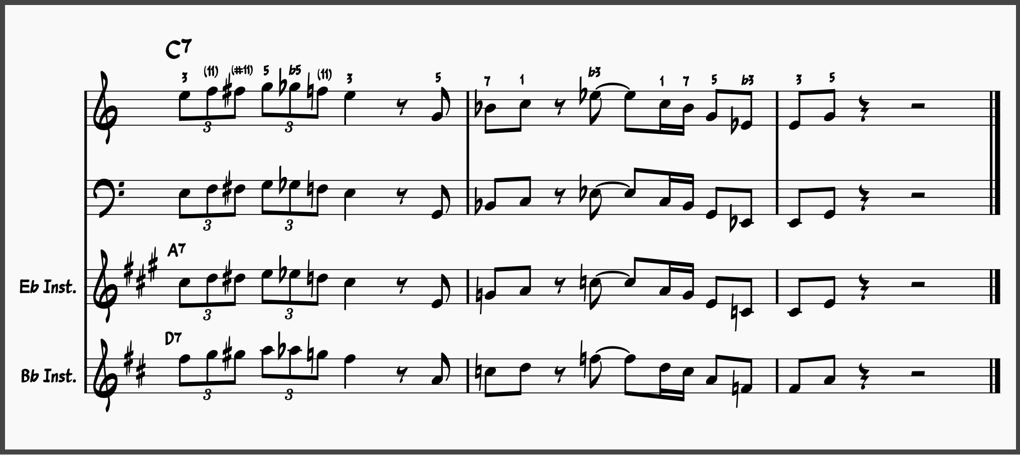 44. Blues Lick Over a Dominant Chord