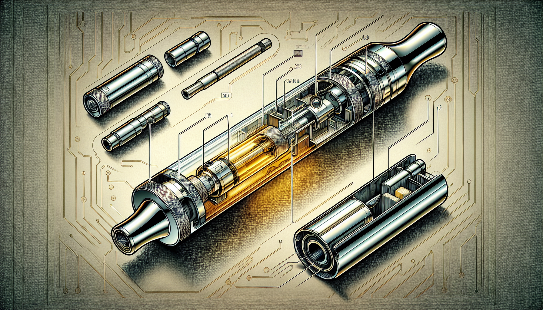 Representation of CBG9 cartridges and their components.