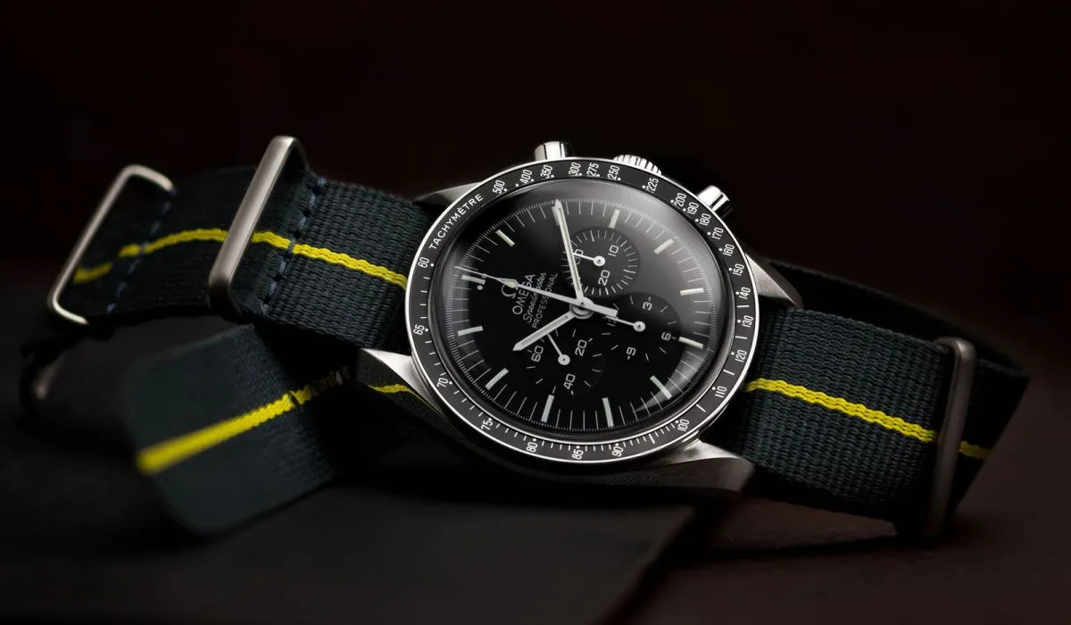 Bracelet en nato tissu et nylon pour omega speedmaster