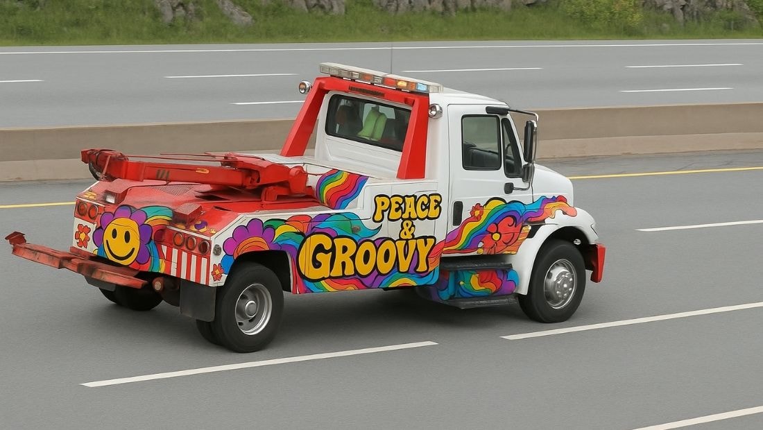 Best Design Tow Truck Wrap