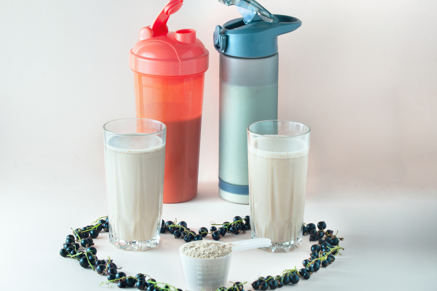 Pre-workout protein shakes.