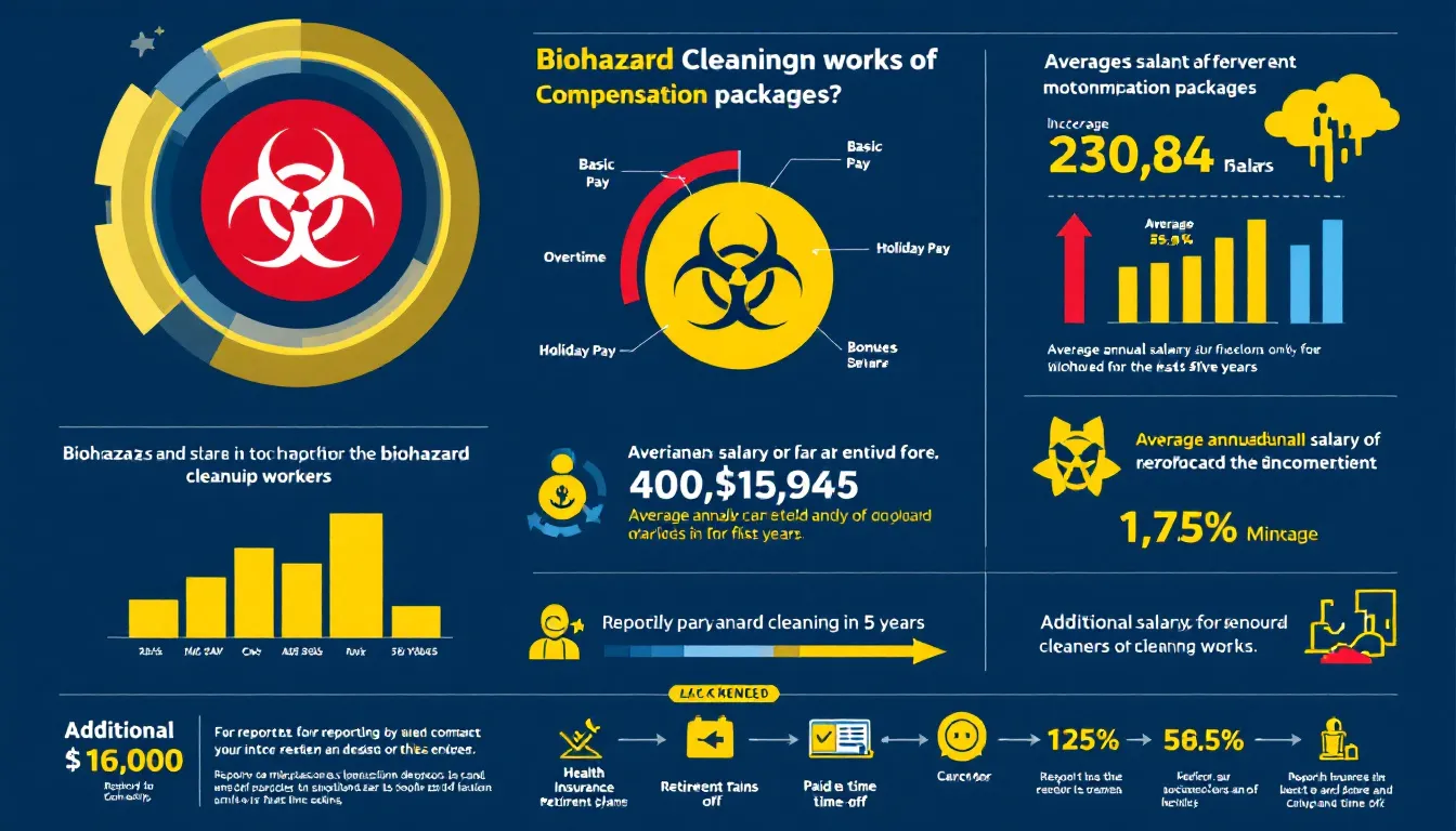 Additional compensation and benefits for biohazard cleanup jobs.