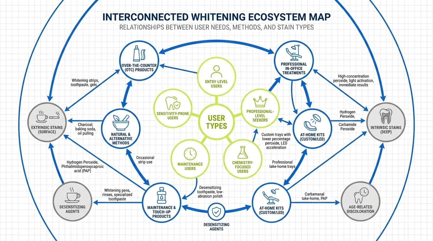 Deep Dives by Category: Understanding which whitening method fits you best