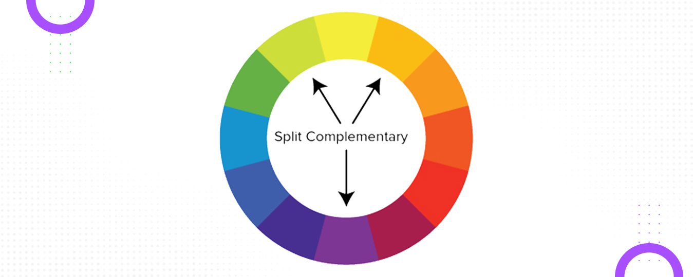 split complementary color schemes in UX Design