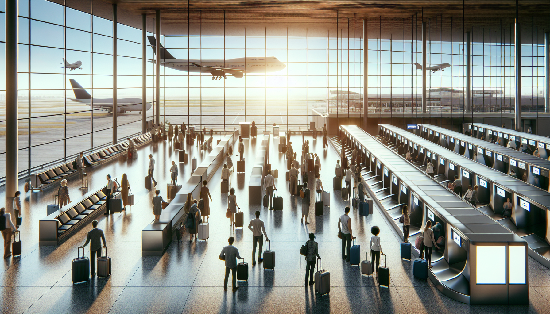 Spirit Airlines Check-In at Terminal A, LaGuardia Airport