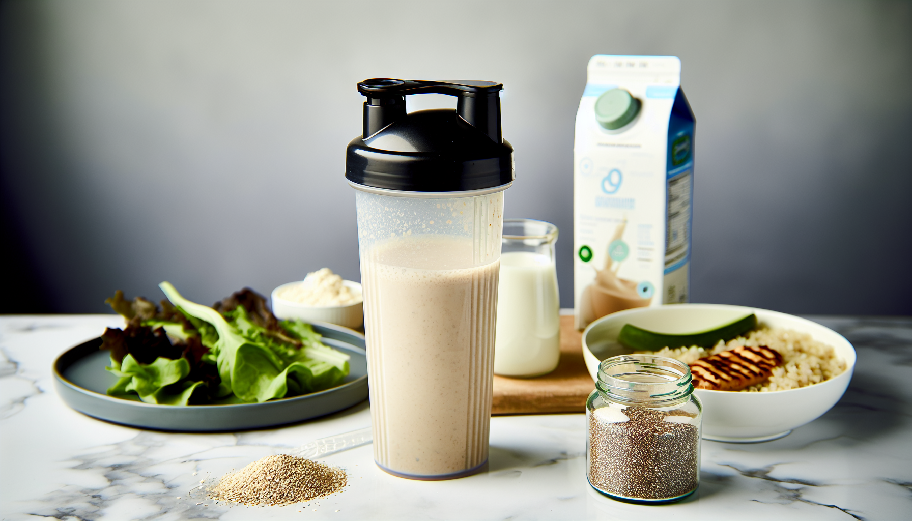Protein shake as a meal replacement