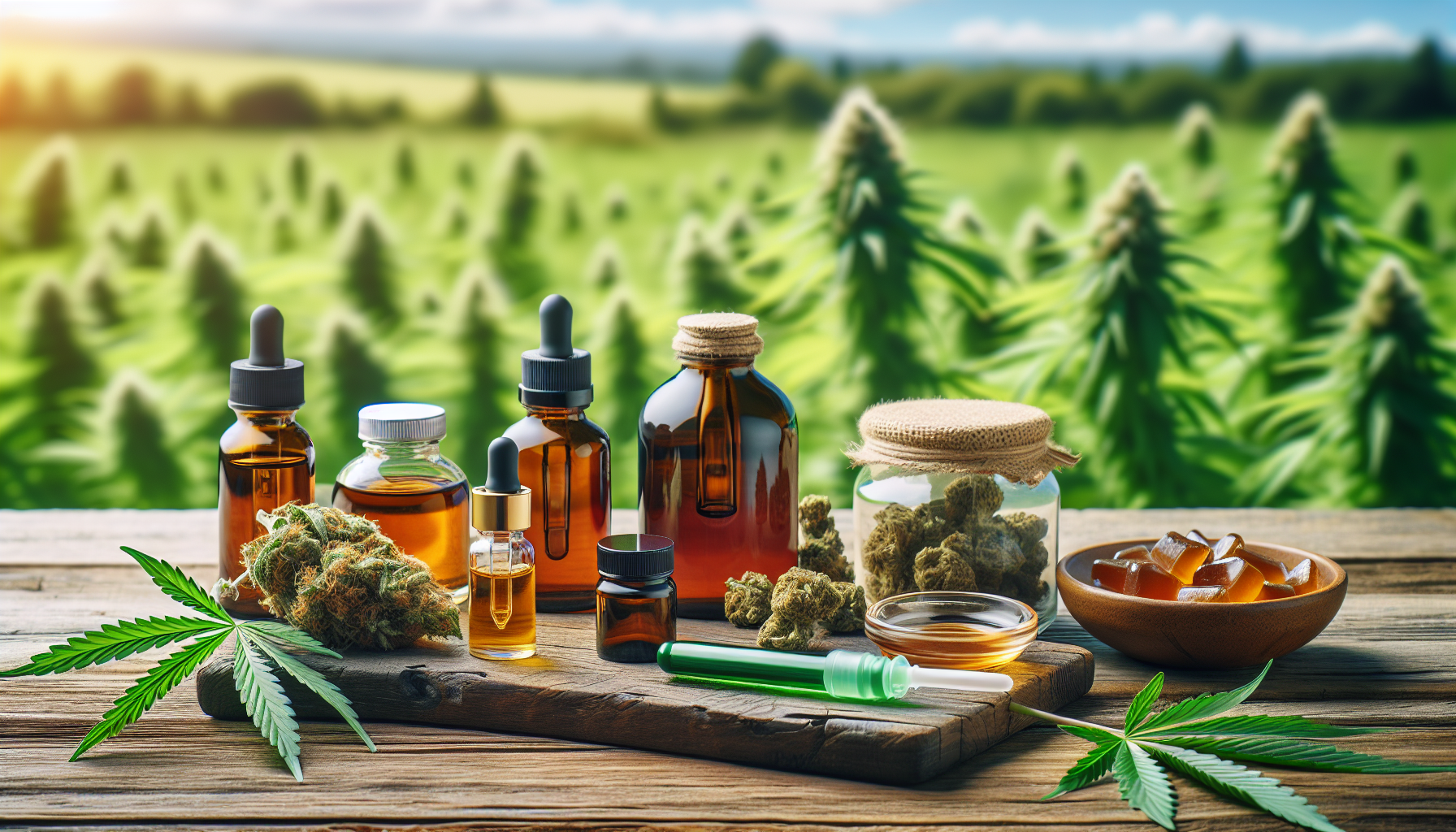 Various medical cannabis products