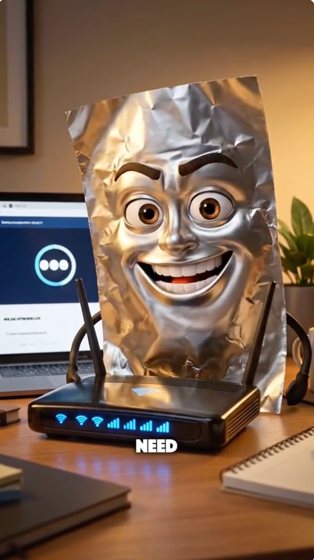 viral ai life hack put aluminum foil to boost internet