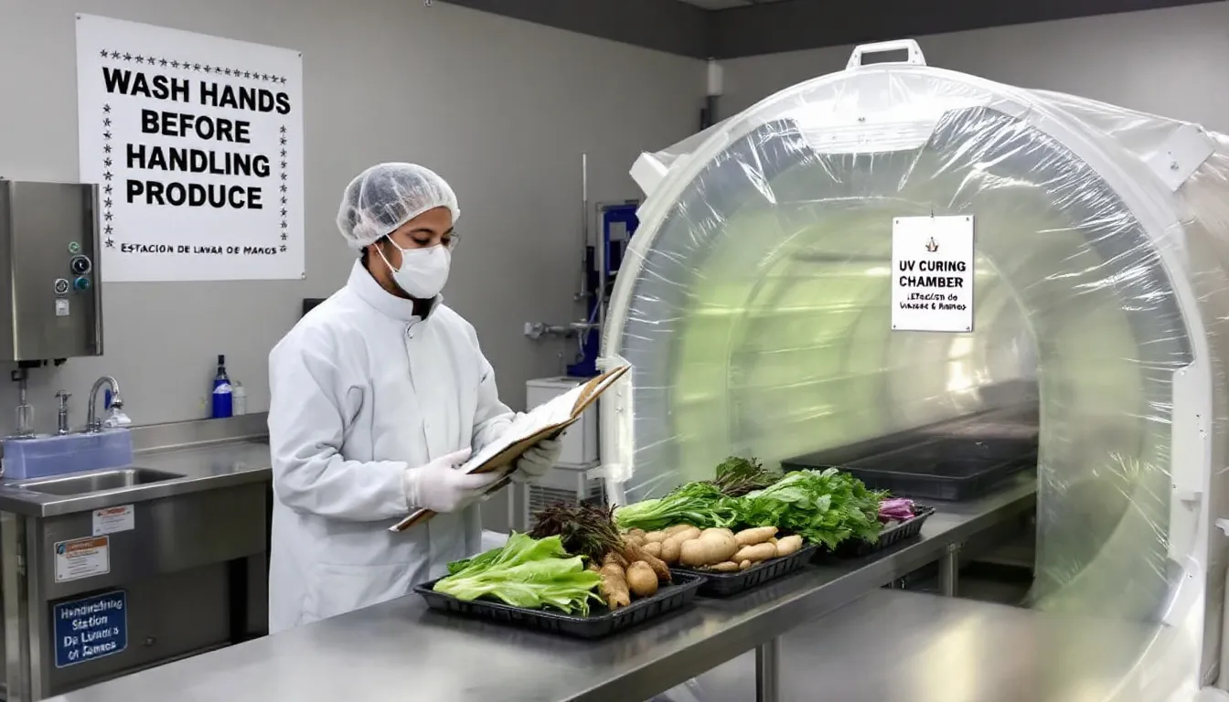 Food safety practices to avoid E. coli contamination.