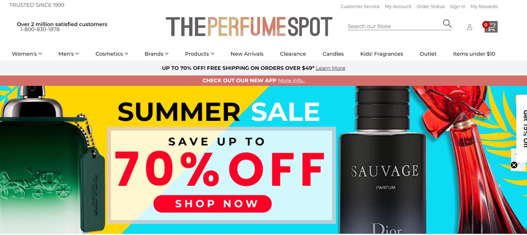 The Perfume Spot operates primarily as a retail supplier but also offers dropshipping and wholesale services. 