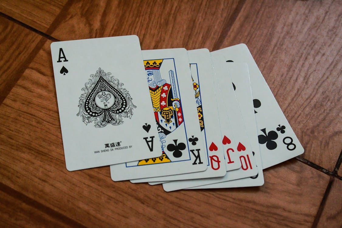 A hand of playing cards