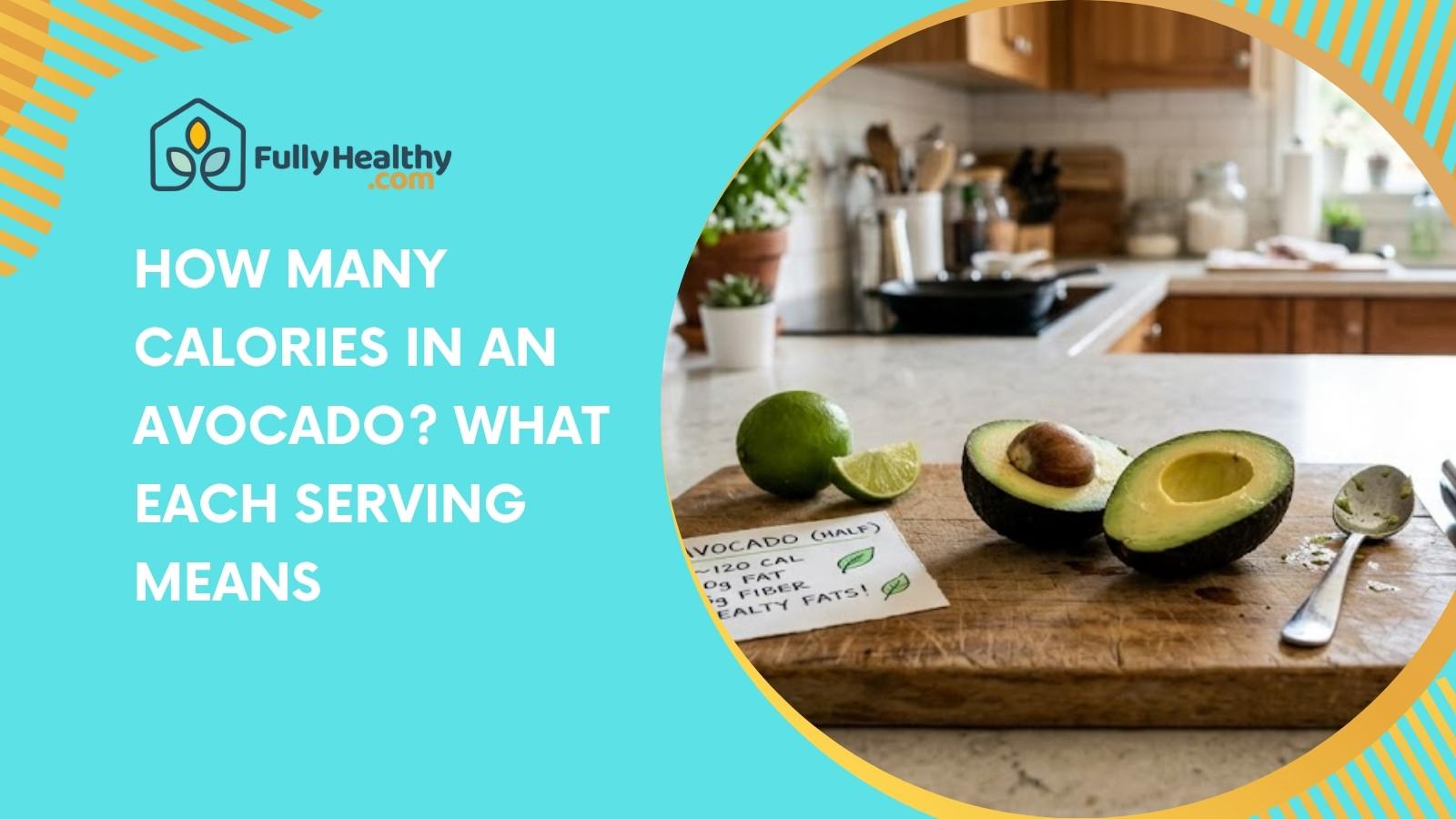 How Many Calories In An Avocado? What Each Serving Means