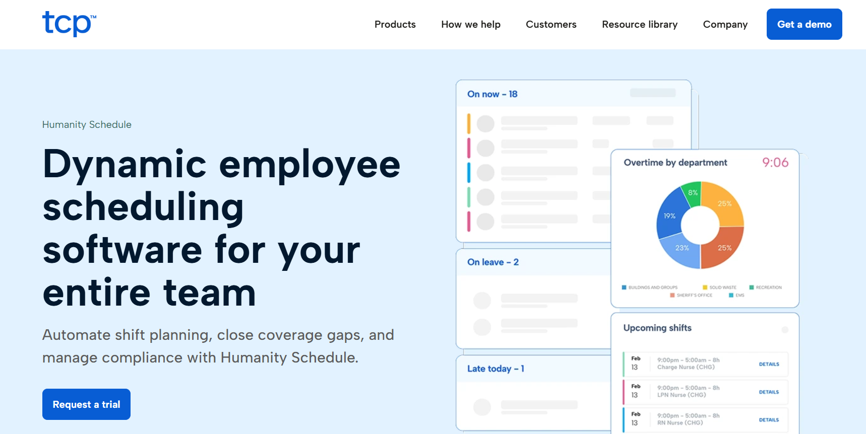 Humanity Shift Scheduling And Workforce Management
