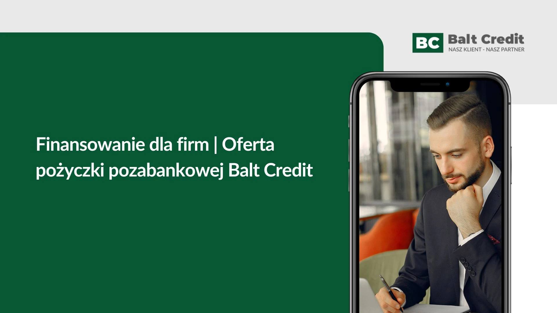 Finansowanie dla firm - Oferta pożyczki pozabankowej Balt Credit