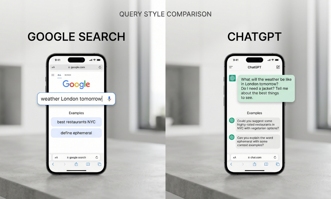 How Query Style and Language Shift Between Platforms