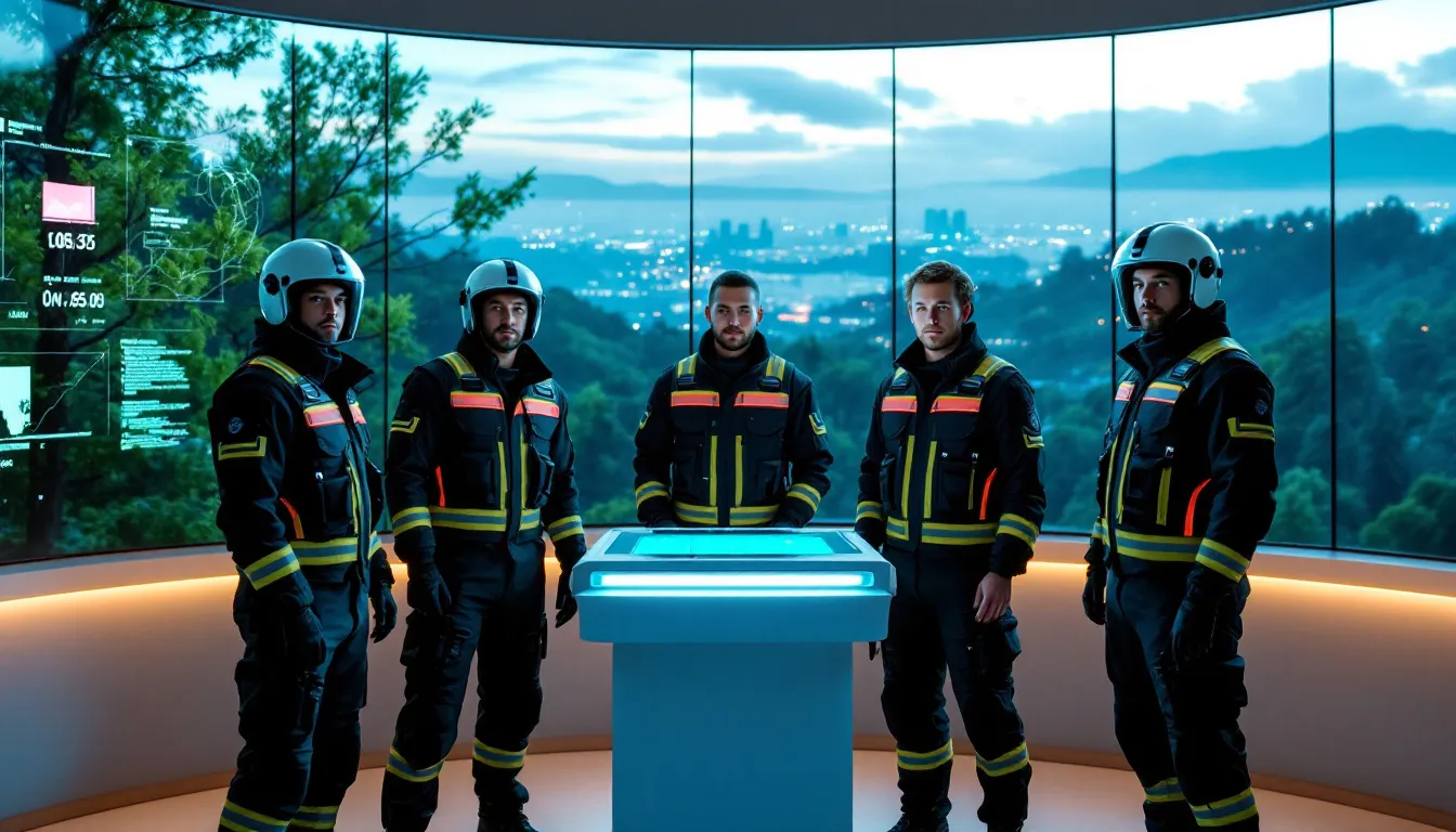 Emergency response team ready for 24/7 service.