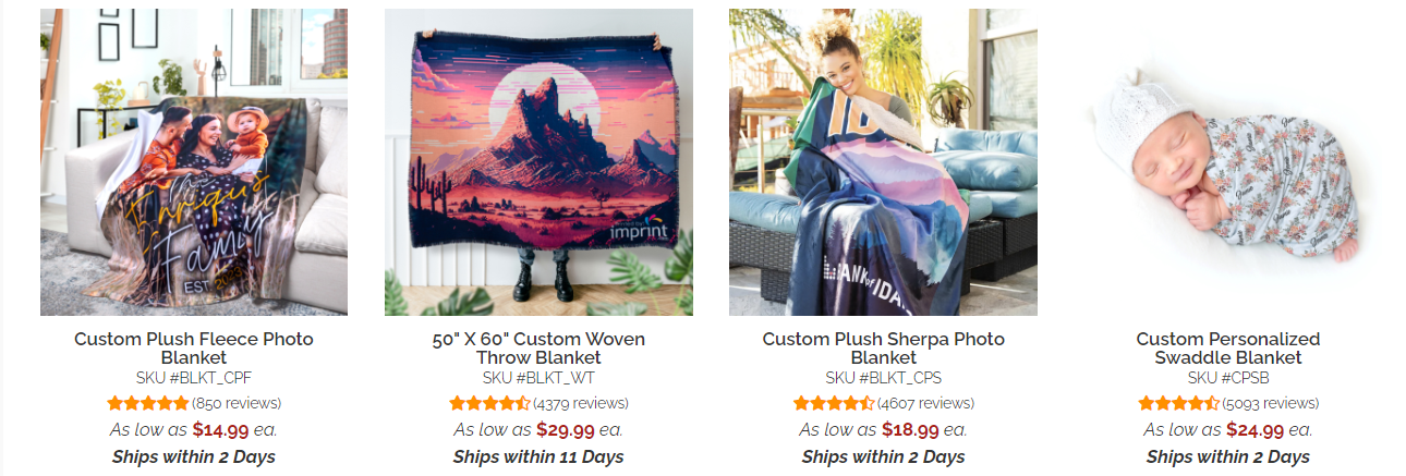 personalized blankets