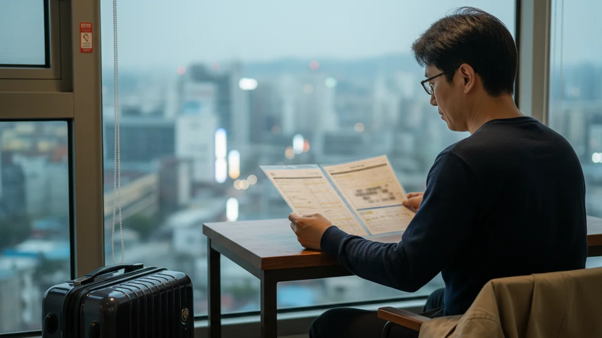 PNR verification for dummy ticket in Seoul visa