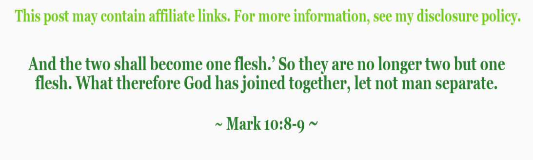 Mark 10:8-9 the key Bible verse regarding marriage relationships 
